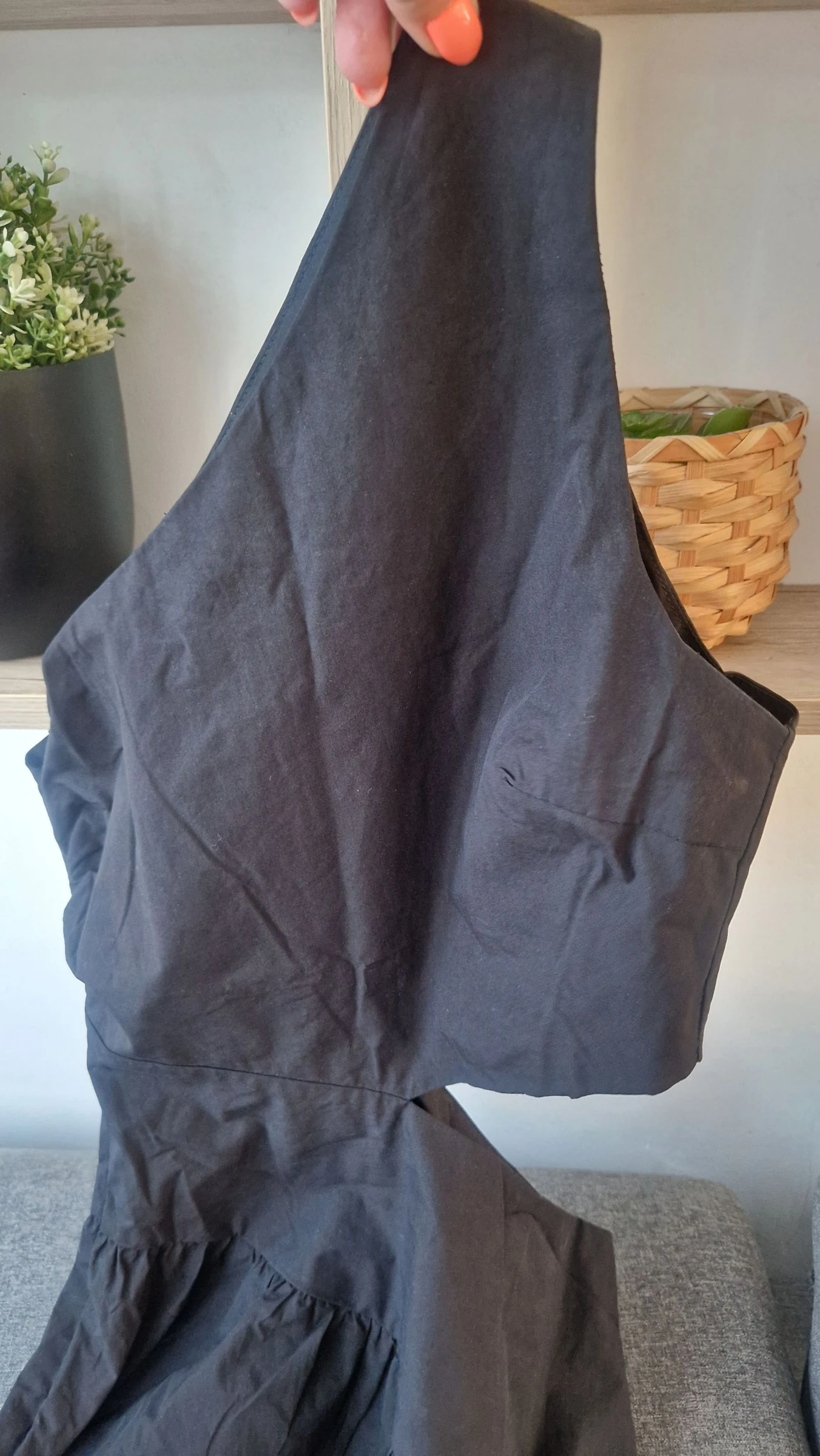 ✨🖤 Asymmetrische lange zwarte jurk maat S Elegantie in zijn puurste vorm! 🖤✨ – photo 2